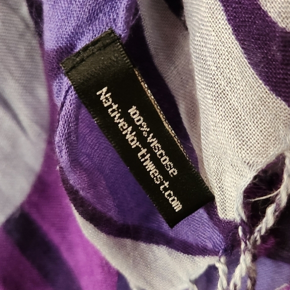 Indigenous Butterfly Blanket Scarf - Picture 6 of 8